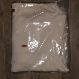 Supreme Small Box Crewneck (FW20) Natural